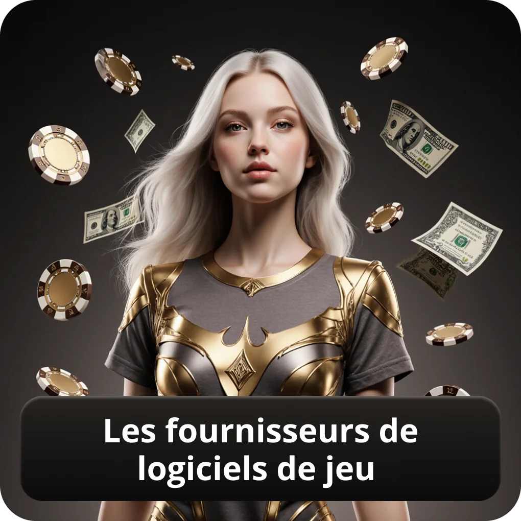 Les fournisseurs de logiciels de jeu reconnus Les fournisseurs de logiciels de jeu